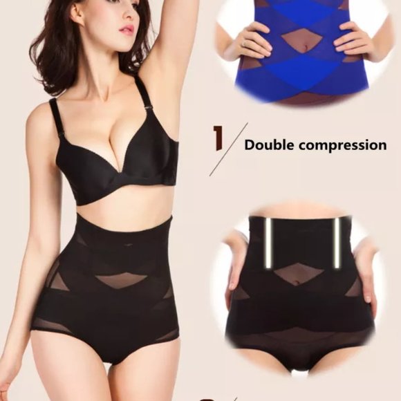 Butt Lifter Shapewear, Double Tummy Control Panty, Hi-Waist Short, Body Shaper - Picture 5 of 8